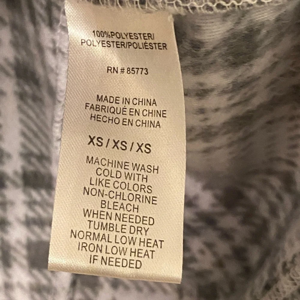 O'Neill | Gray & Blue Plaid Zane Pullover - Juniors Size XS